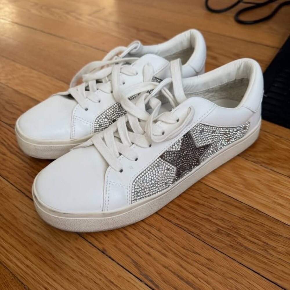 Steve Madden Rhinestone Star Sneakers